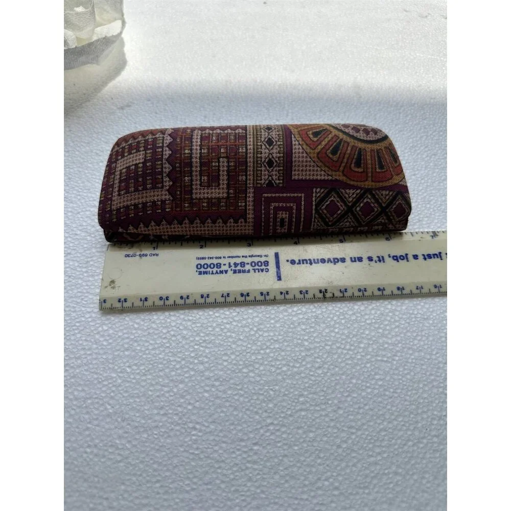 Mid Century Mod Eyeglass Case From England Geometric Retro True Vintage